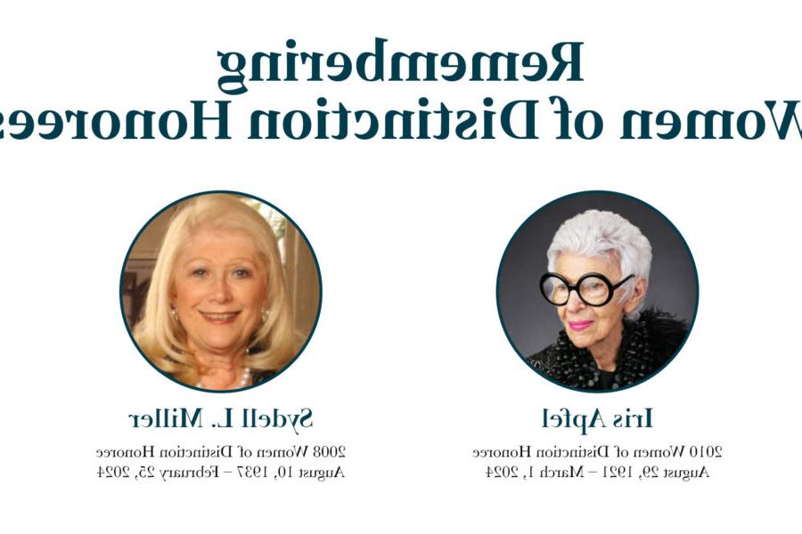Iris Apfel and Sydell L. Miller
